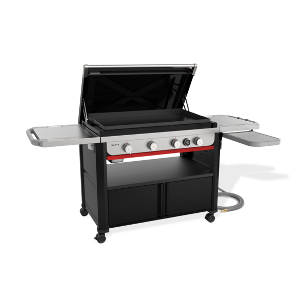 Weber - Slate 36" Rust-Resistant Griddle w/ Extendable Side Table