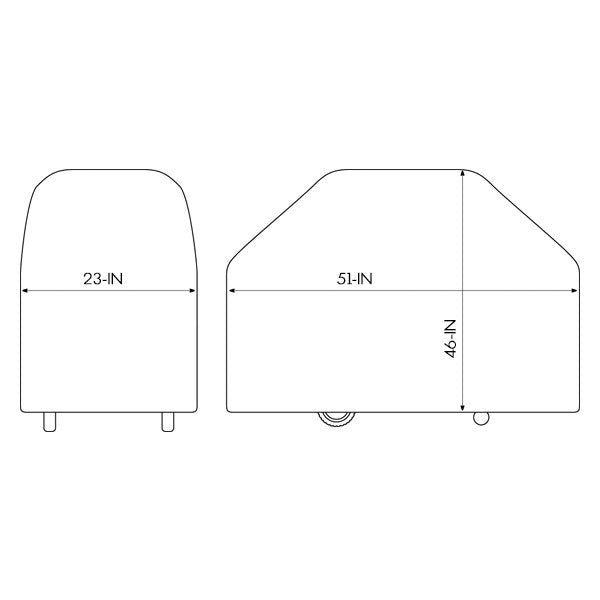 Broil King - Housse Premium 51 po Pour BBQ Au Gaz