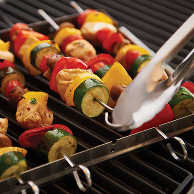 Grill Pro - Ensemble Shish Kebab En Acier Inoxydable