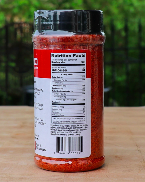 Killer Hogs - Assaisonnement Hot BBQ Rub (16 oz)