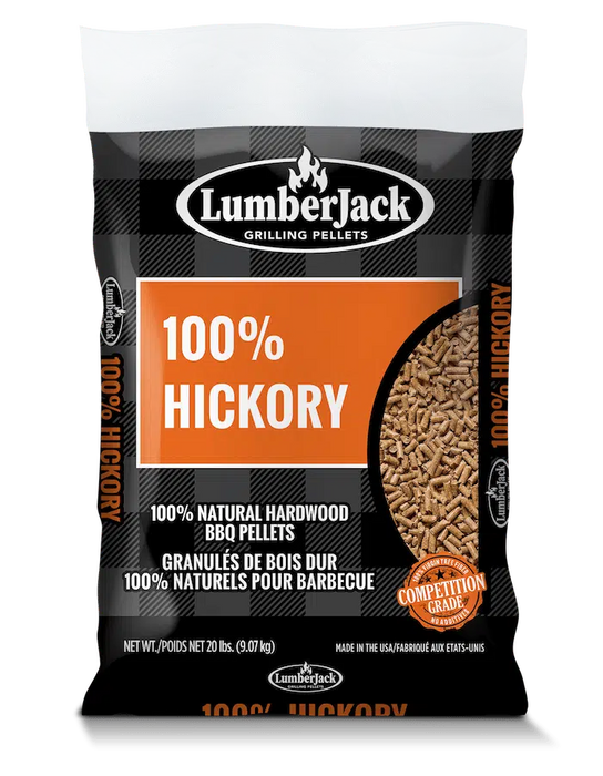 Lumber Jack Pellets - 100% Hickory BBQ Pellets