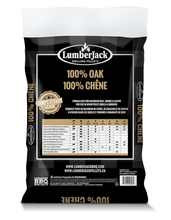 Lumber Jack Pellets - Granules De Bois 100% Chêne