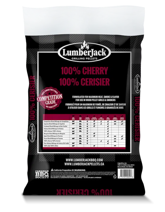 Lumber Jack Pellets - Granules De Bois 100% Cerisier Sauvage