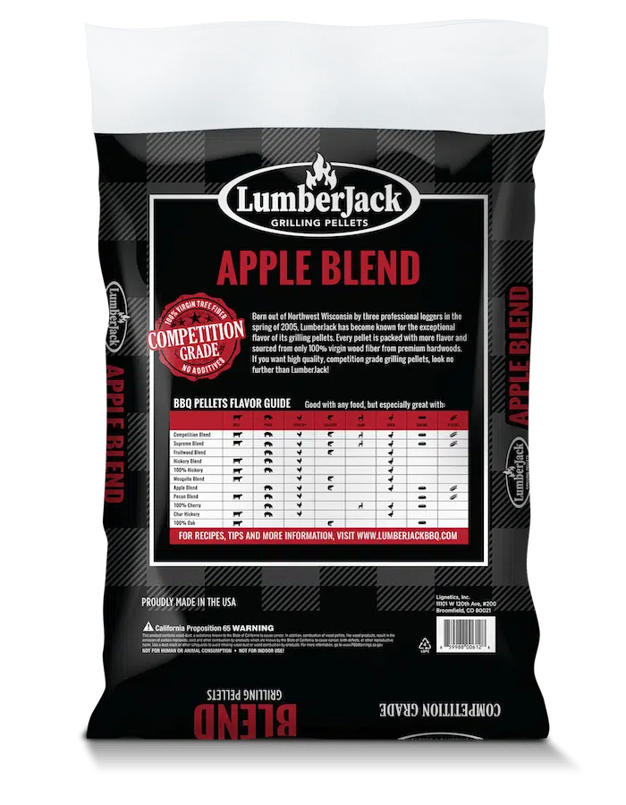Lumber Jack Pellets - Apple Blend BBQ Pellets