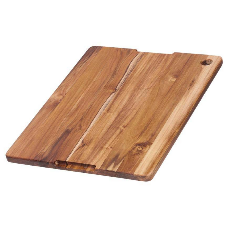 Teak Haus - Planche À Découper Marine Avec Rainure Pour Jus (18 x 14 x 0.75 po)