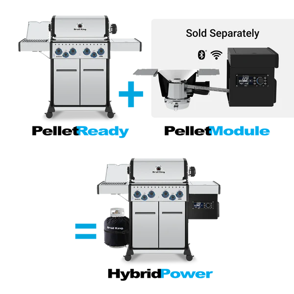 Broil King - Baron S 490 Pro IR (Pellet Ready)