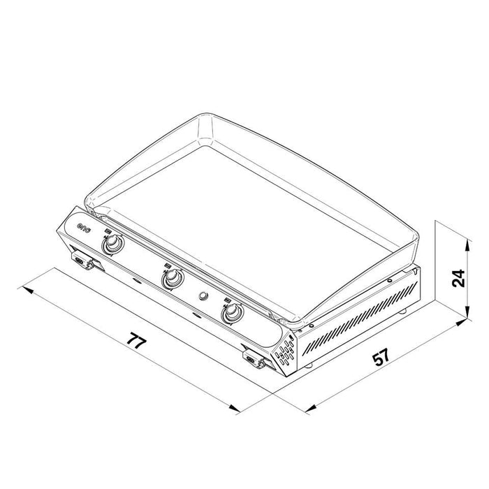 Eno - Bergerac 3000 Plancha (Cargo Grey)