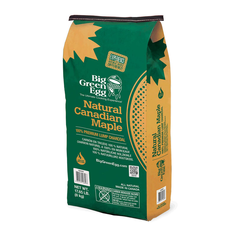 Big Green Egg - 100% Natural Lump Charcoal - Canadian Maple