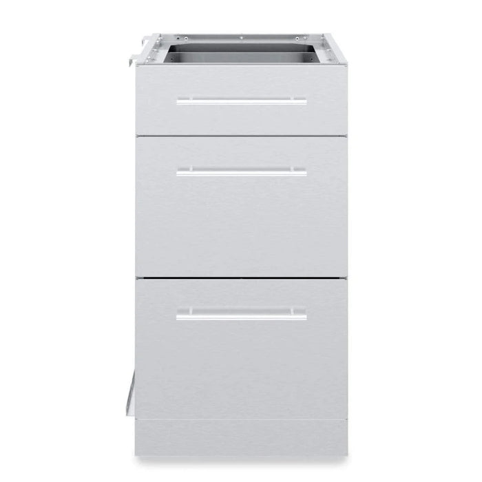 Broil King - 3 Drawer Stainless Steel Cabinet
