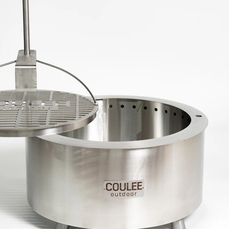 Coulee Outdoor - 20" Grill & Post for Couleeyard