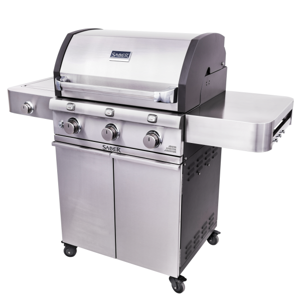 Saber - Deluxe 3-Brûleur Gril Acier Inoxydable