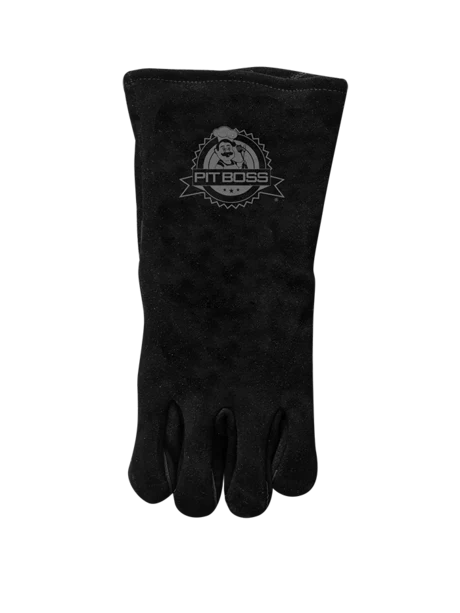 Pit Boss - Gants en cuir noir ultra-résistants