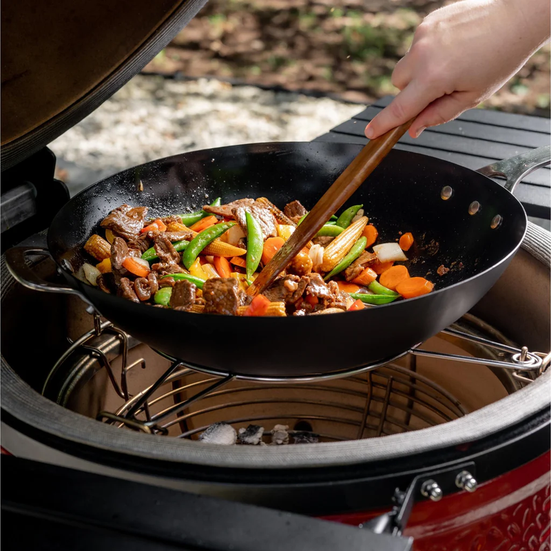 Kamado Joe - Wok En Acier Ordinaire Karbon Steel