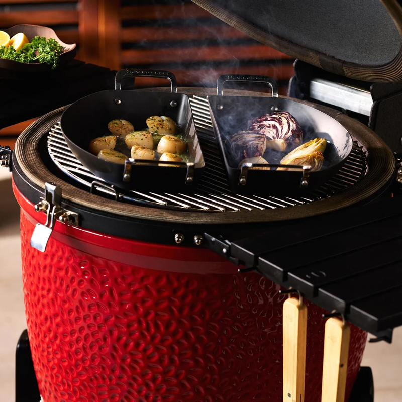 Kamado Joe - Karbon Steel Half-Moon Pan Set