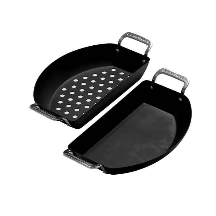 Kamado Joe - Karbon Steel Half-Moon Pan Set