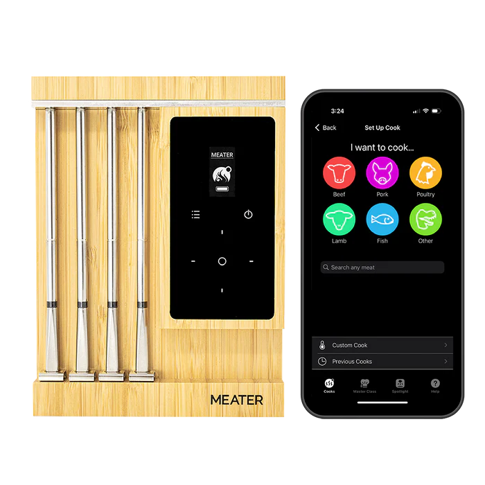 Meater Pro XL - Thermomètre À Viande Intelligent WiFi 4 Sondes