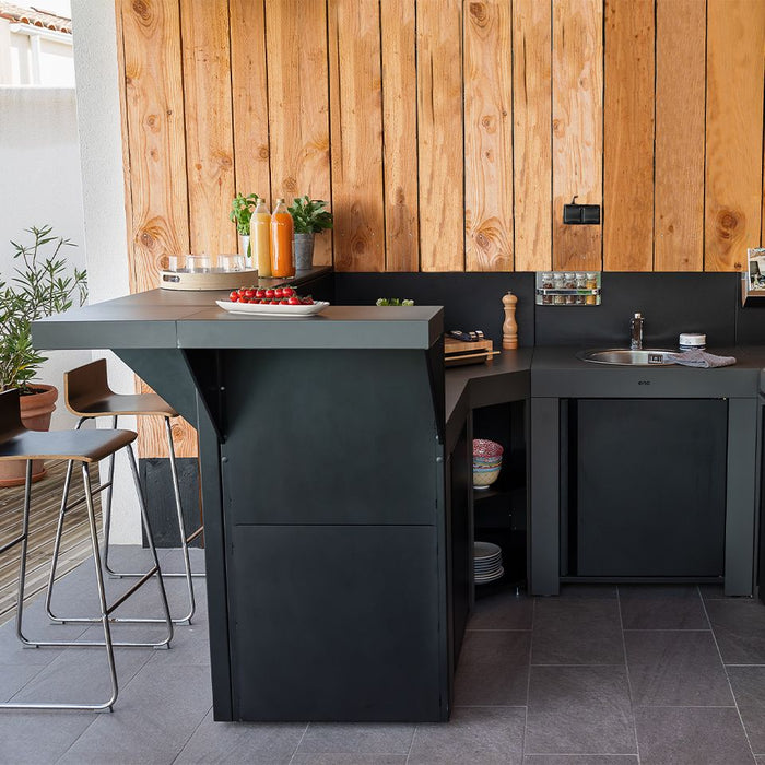 Eno - Comptoir Modulo 60 (Gris Cargo)