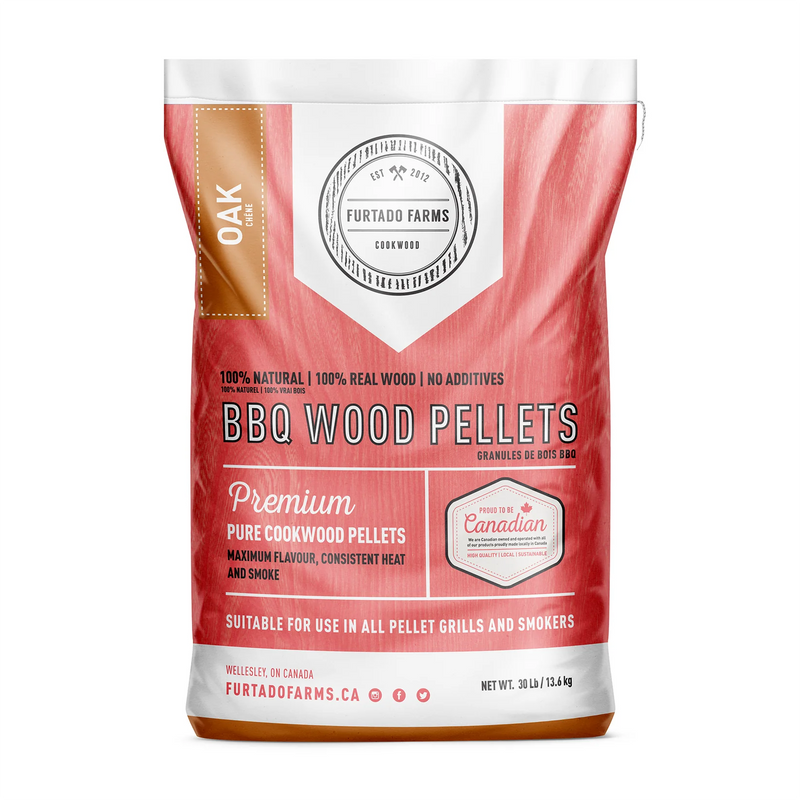 Furtado Farms - Granules de bois Chêne (30lbs)