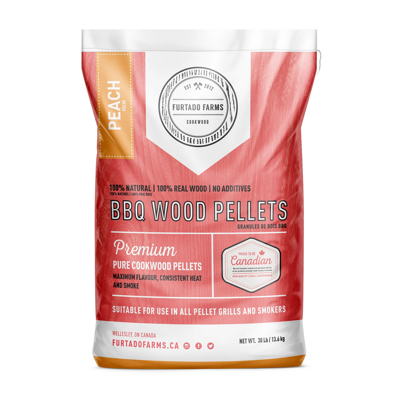 Furtado Farms - Granules de Bois Pêche (30lbs)