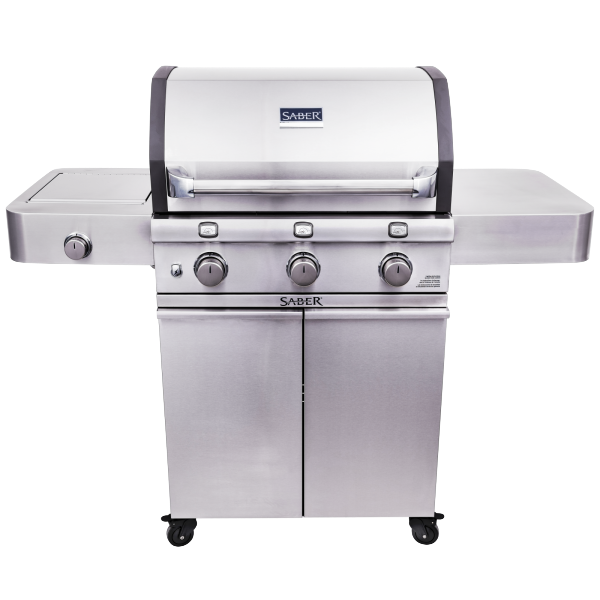 Saber - Deluxe 3-Brûleur Gril Acier Inoxydable