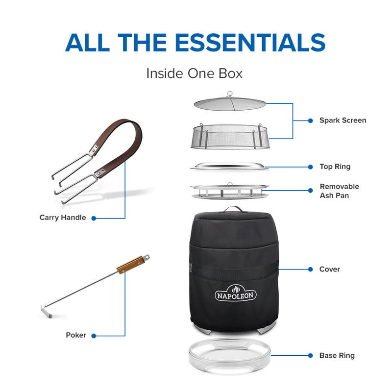 Napoleon - Foyer Timberwolf (22 po)