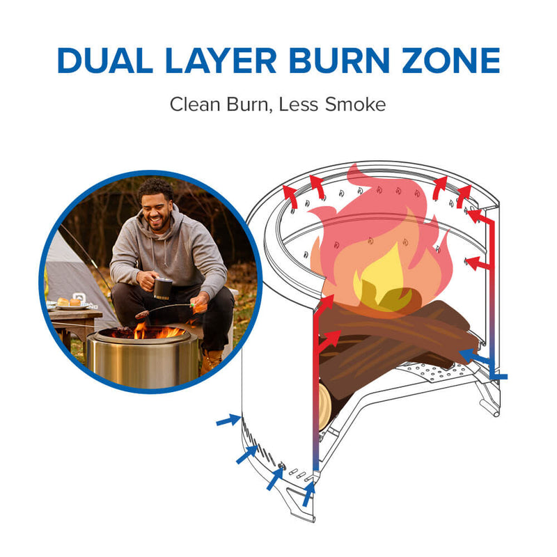 Napoleon - Foyer Timberwolf (22 po)