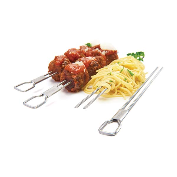 Broil King - Dual Prong Stainless Steel Skewers (4 Pack)