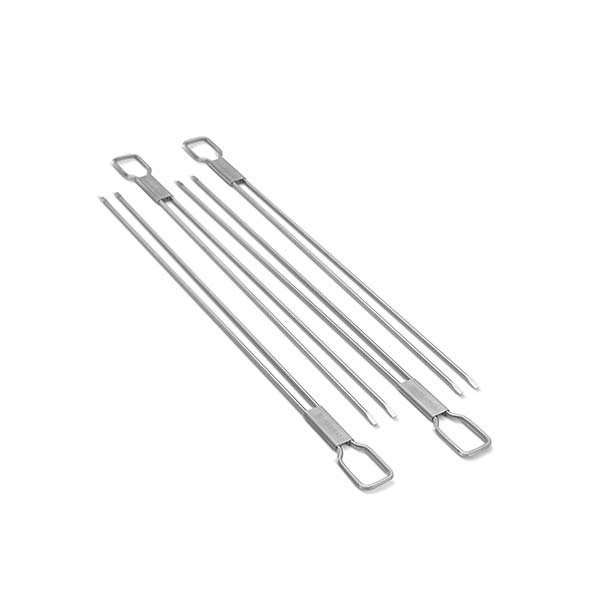 Broil King - Dual Prong Stainless Steel Skewers (4 Pack)