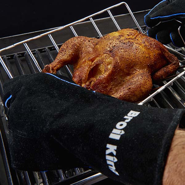 Broil King - Leather Heat Resistant Grilling Gloves