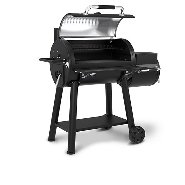 Broil King - Regal 500 Fumoir Décalé & Gril Au Charbon De Bois