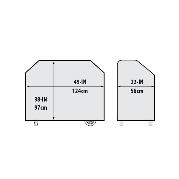 Broil King - Housse Select 49 po Pour BBQ Crown 500 À Granules