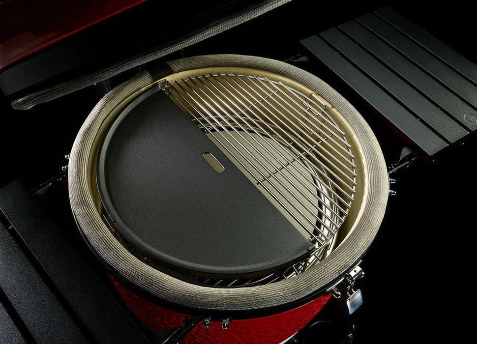 Kamado Joe - Half Moon Cast Iron Reversible Griddle For Classic Joe