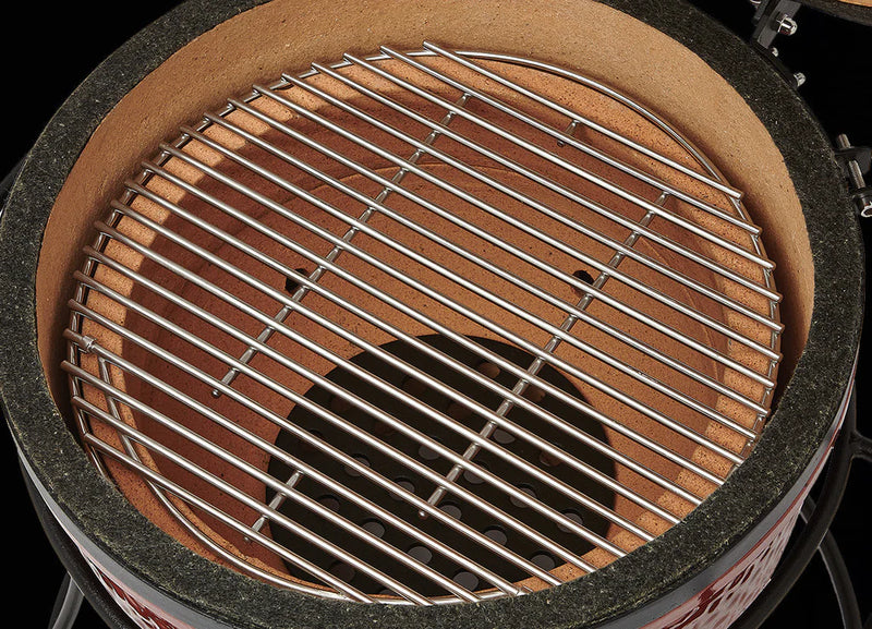 Kamado Joe - Joe JR 13.5 po Gril Portatif Au Charbon Avec Chariot En Fonte