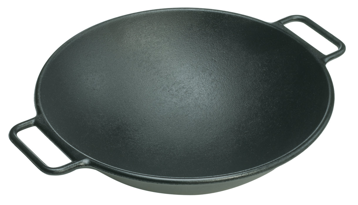 Lodge - Cast Iron Wok With Loop Handles 14"