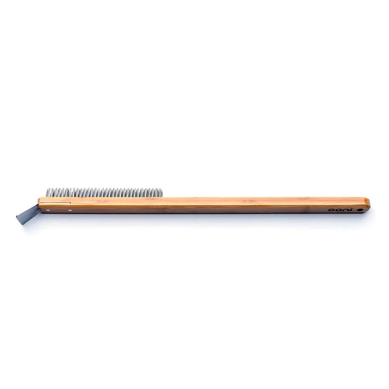 Ooni Pizza Oven Bamboo Stainless Steel Brush