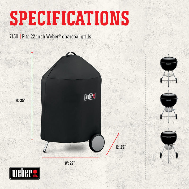 Weber - Housse Premium Pour BBQ Au Charbon 22 po