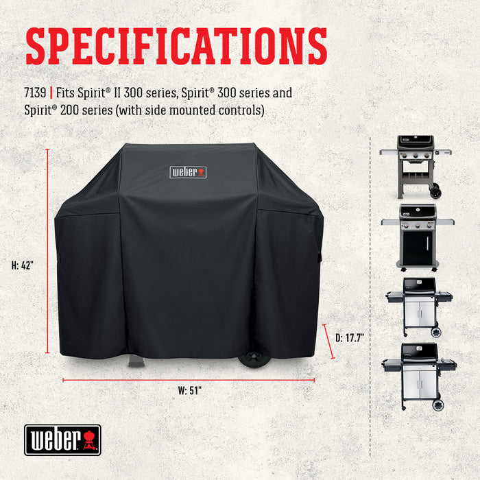 Weber - Premium Grill Cover For Spirit 3-Burner Series