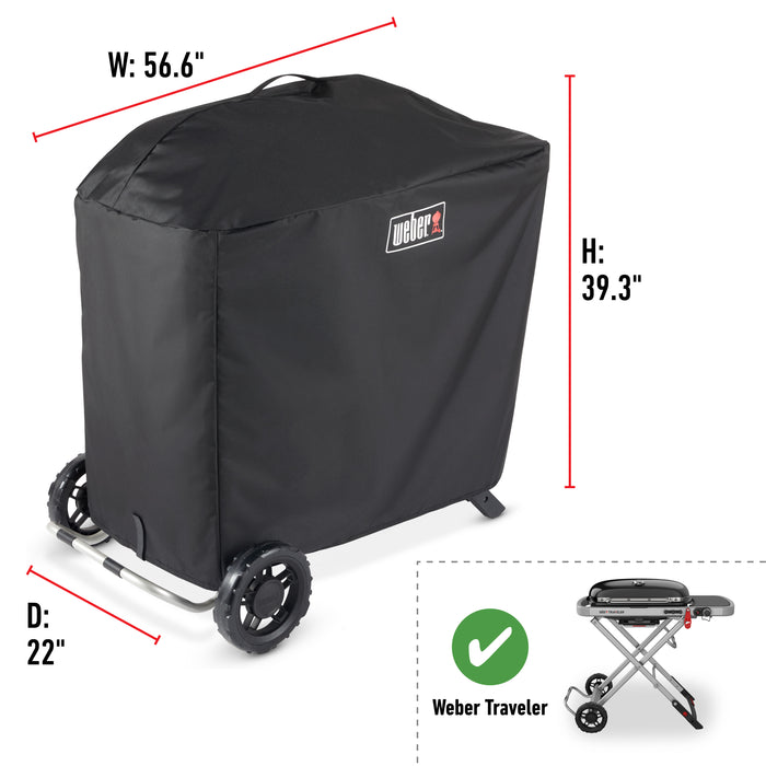 Weber - Premium Grill Cover For Traveler Grill