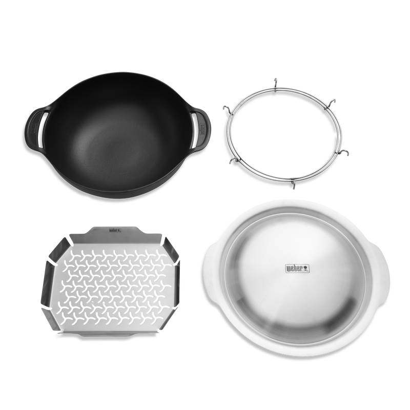 Weber - WEBER CRAFTED Wok & Steamer